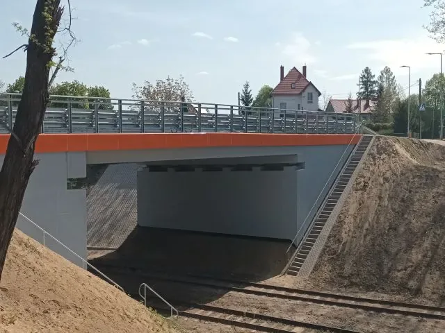 Budowa wiaduktu w Nowogrodzie Bobrzańskim 2024