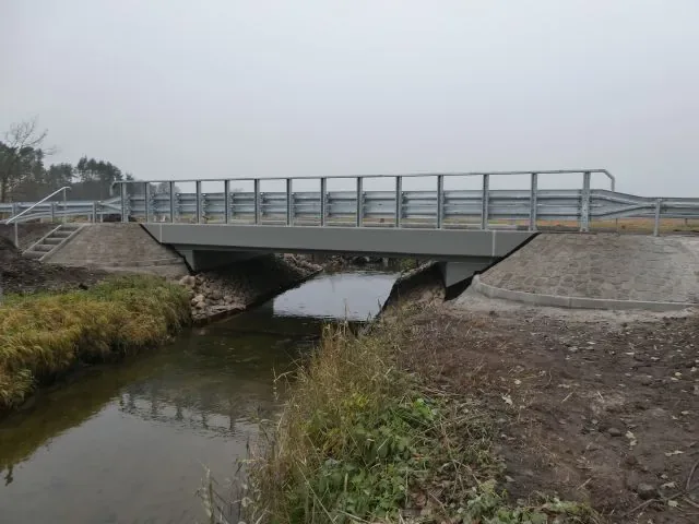 Budowa mostu Szczaniec - Dąbrówka Wlkp. 2020